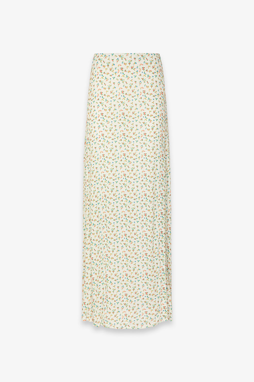 ANITA - GONNA LUNGA IN CREPE SVASATA CON SPACCO LATERAL