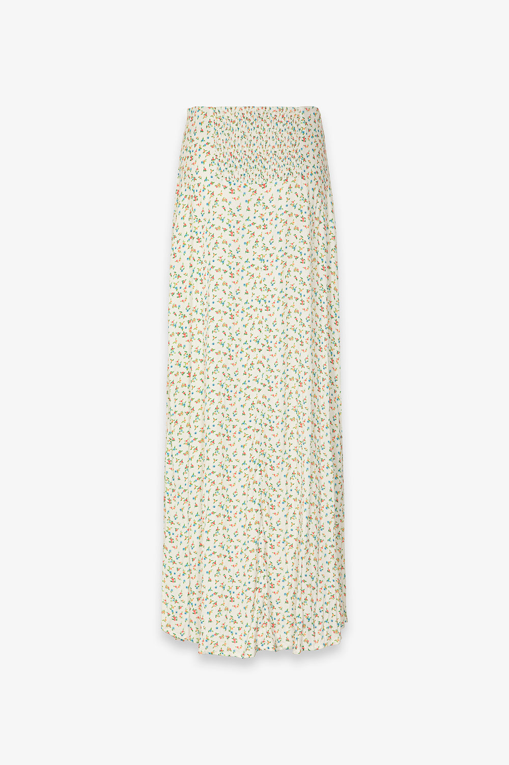 ANITA - GONNA LUNGA IN CREPE SVASATA CON SPACCO LATERAL
