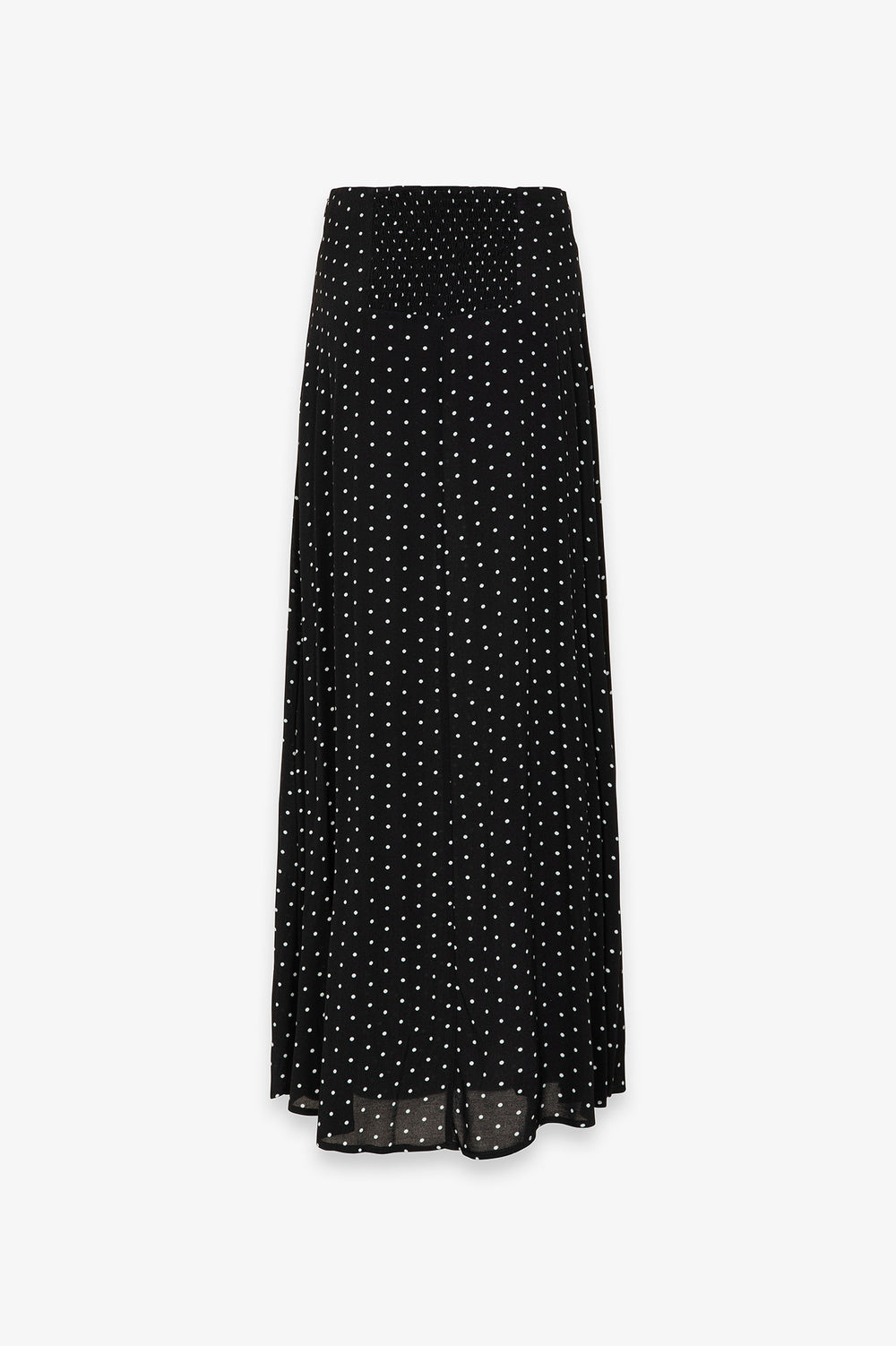 ANITA - GONNA LUNGA IN CREPE SVASATA CON SPACCO LATERAL