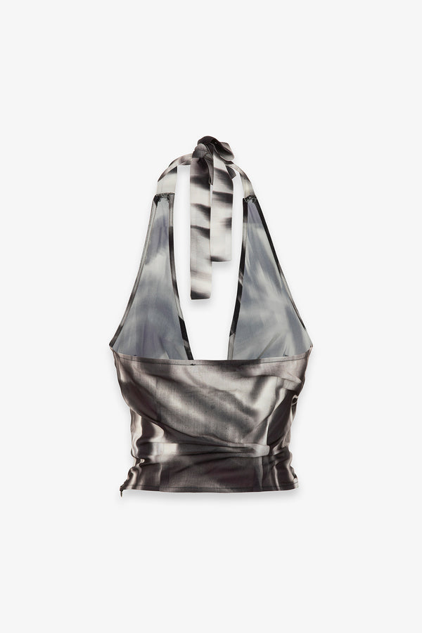 DEBBIE - TOP IN GEORGETTE INCROCIATO DAVANTI