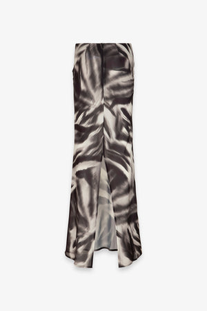 GISEL - GONNA LUNGA IN GEORGETTE CON SPACCO DIETRO