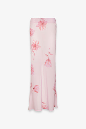 GISEL - GONNA LUNGA IN GEORGETTE CON SPACCO DIETRO