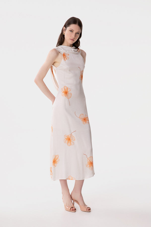 VERA- ABITO MIDI CON SCOLLATURA DIETRO