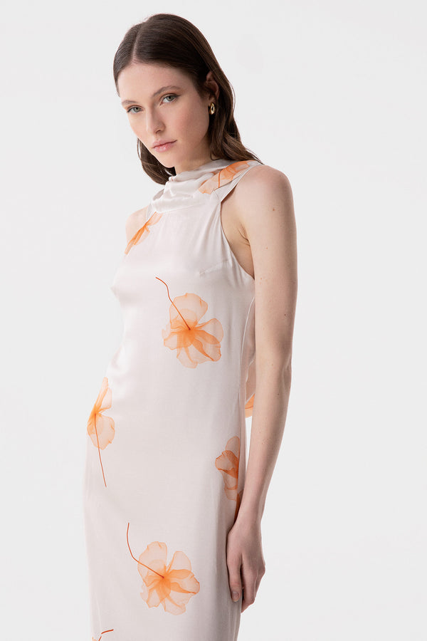 VERA- ABITO MIDI CON SCOLLATURA DIETRO