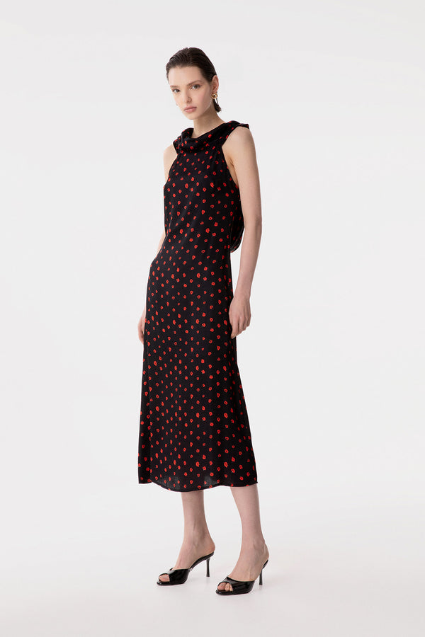 VERA- ABITO MIDI CON SCOLLATURA DIETRO