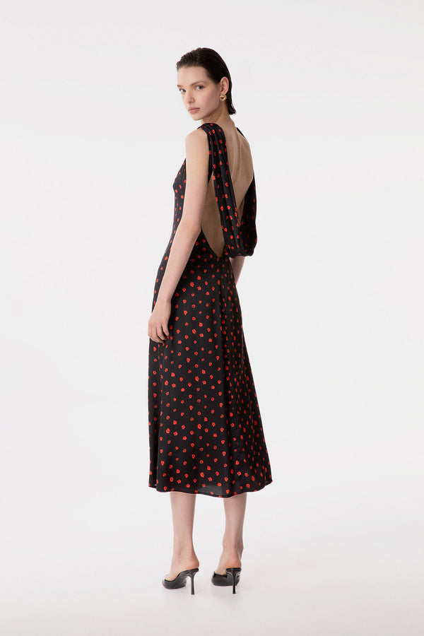 VERA- ABITO MIDI CON SCOLLATURA DIETRO