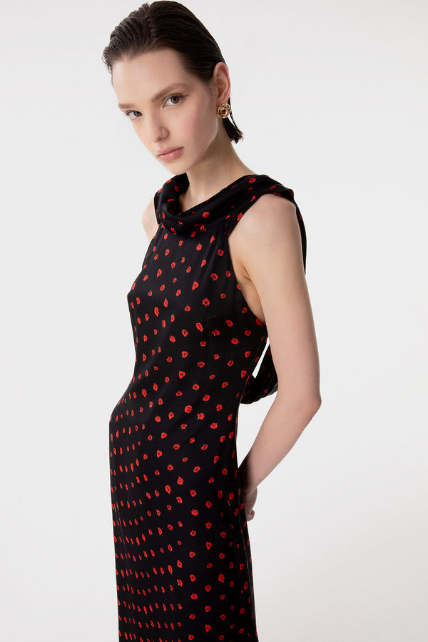 VERA- ABITO MIDI CON SCOLLATURA DIETRO