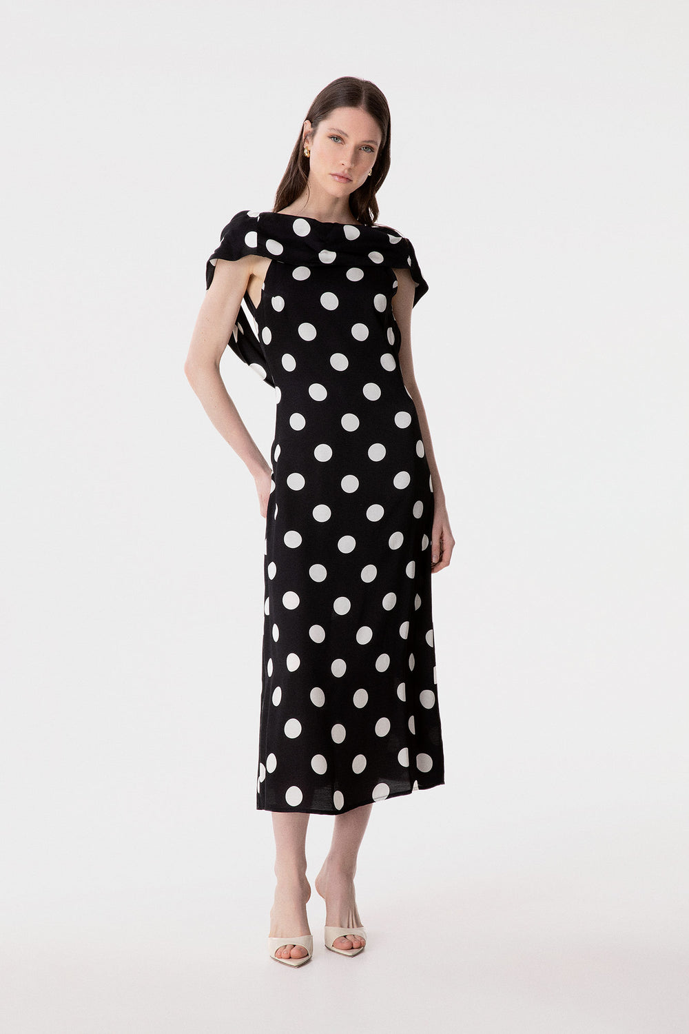 VERA- ABITO MIDI CON SCOLLATURA DIETRO