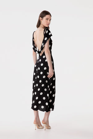 VERA- ABITO MIDI CON SCOLLATURA DIETRO