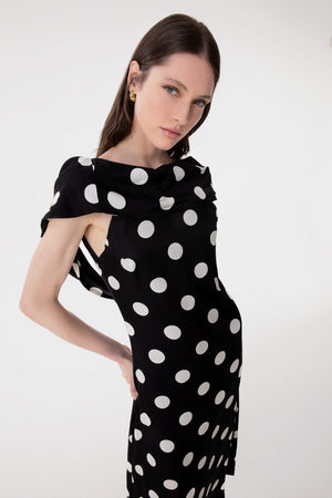 VERA- ABITO MIDI CON SCOLLATURA DIETRO