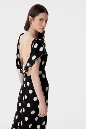 VERA- ABITO MIDI CON SCOLLATURA DIETRO