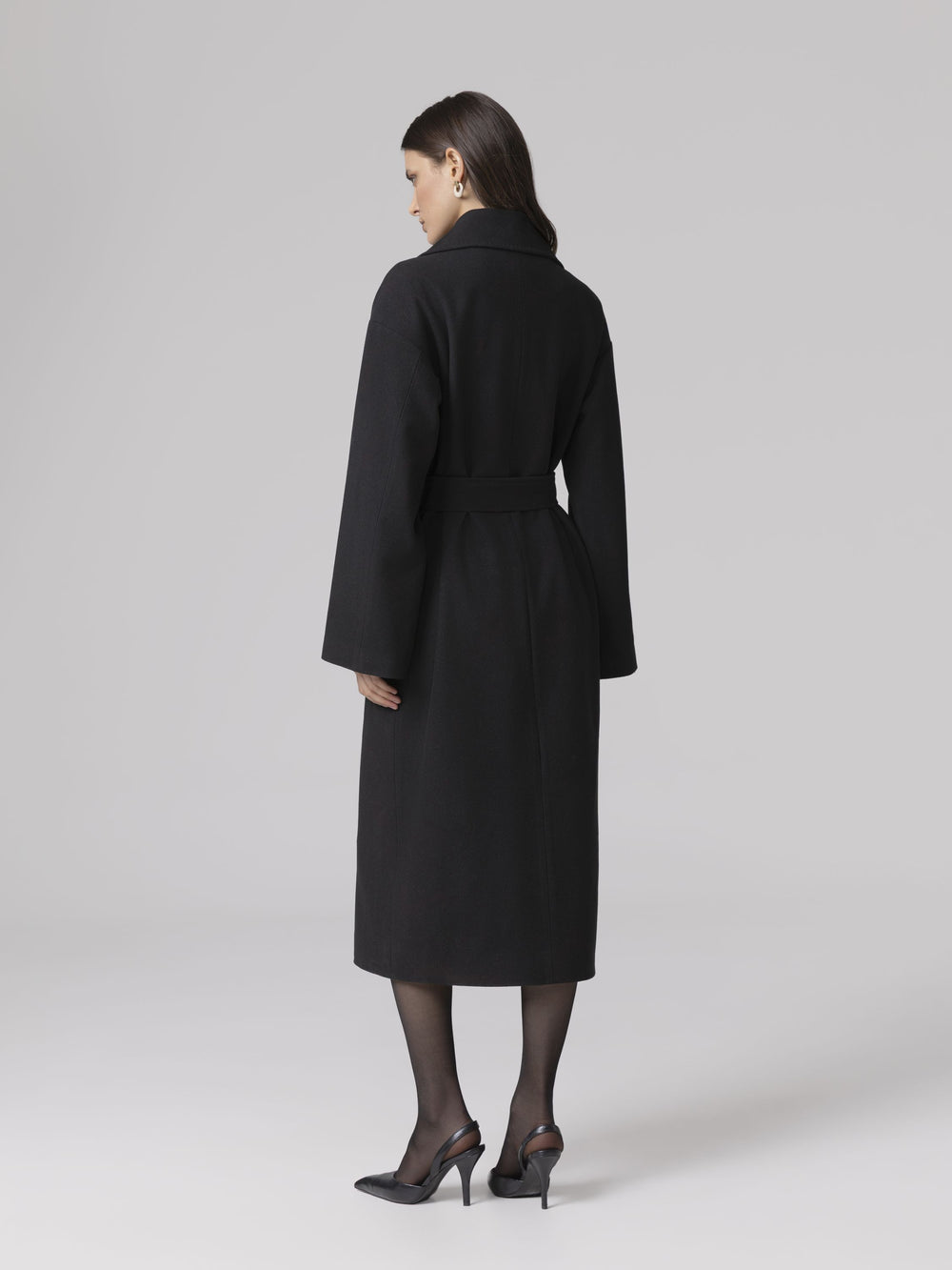 CAPPOTTO LUNGO A VESTAGLIA