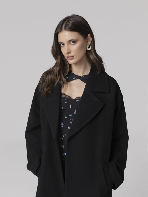 CAPPOTTO LUNGO A VESTAGLIA