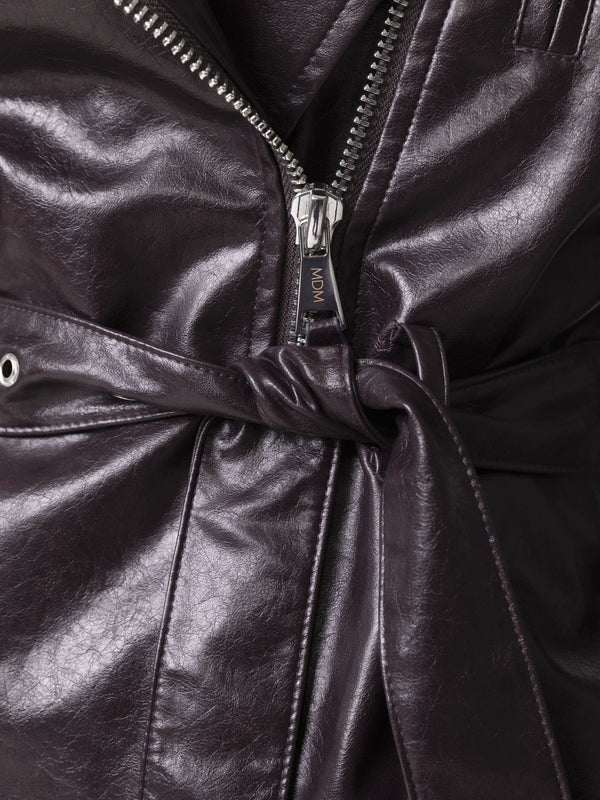 CHIODO ALL ZIP CON CINTURA IN VITA