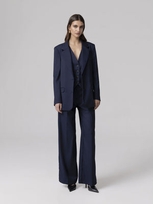 PANTALONI DRITTI CON PINCES