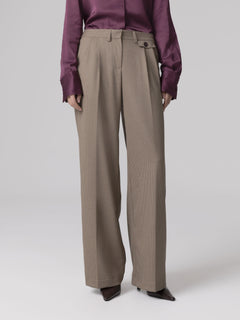 PANTALONI DRITTI CON PINCES