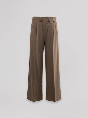 PANTALONI DRITTI CON PINCES