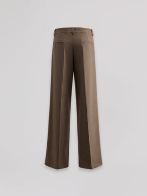 PANTALONI DRITTI CON PINCES