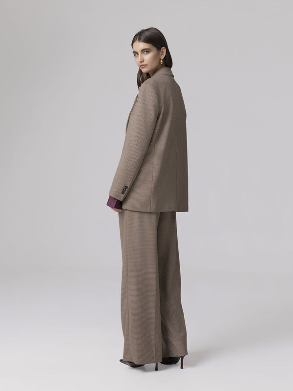 PANTALONI DRITTI CON PINCES