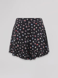 SHORT A FARFALLA CON ROUCHES