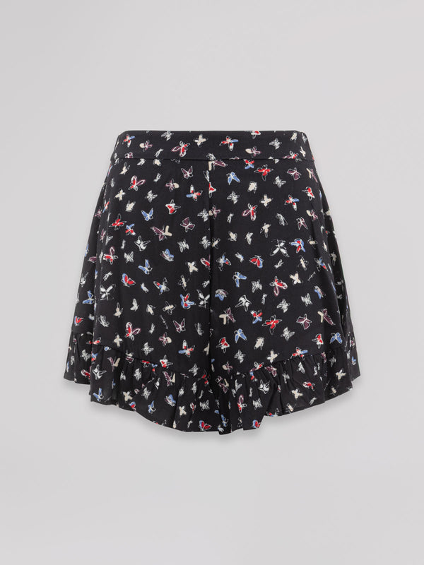 SHORT A FARFALLA CON ROUCHES