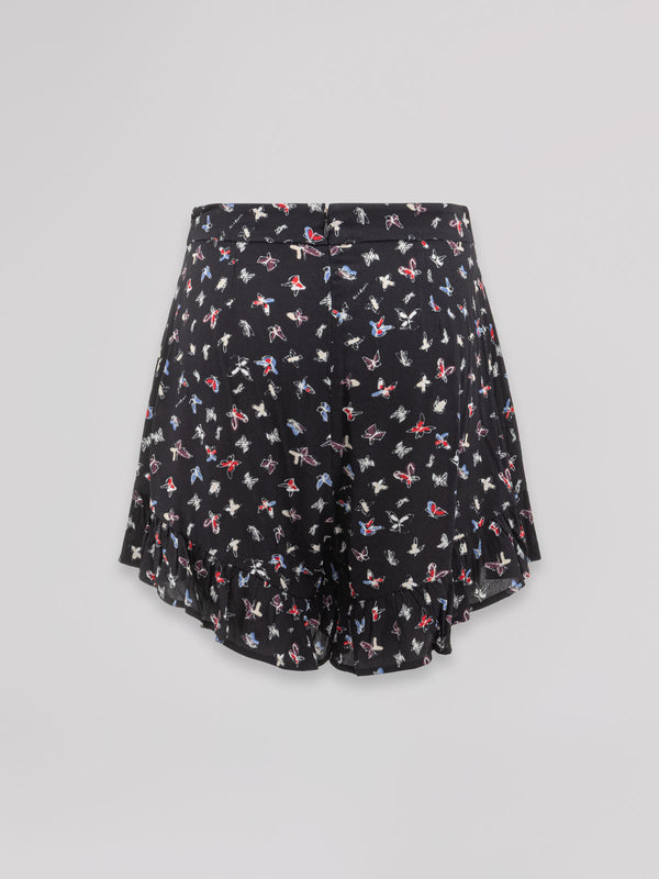 SHORT A FARFALLA CON ROUCHES