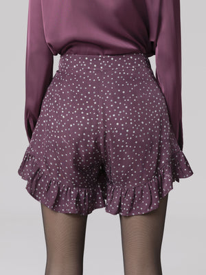 SHORT A FARFALLA CON ROUCHES