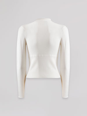 PULLOVER COLLO ALTO MANICA LUNGA