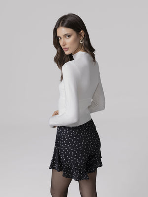 PULLOVER COLLO ALTO MANICA LUNGA